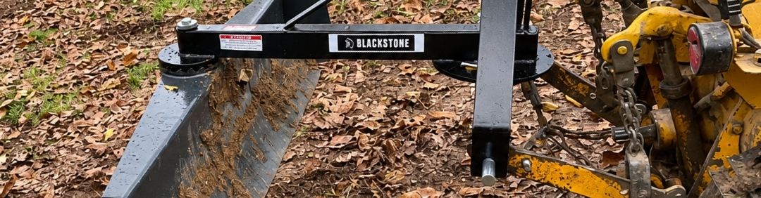 Les meilleures lames niveleuses pour tracteur BlackStone en promotion sur AgriEuro
