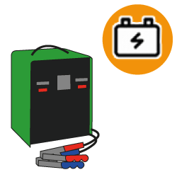 Chargeur de batterie et maintien en charge 4-8-16A 12V/24V Ecobat