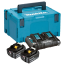 Kit Energy MAKITA 2 Batteries 18V 5Ah - Mallette