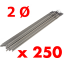 Paquet de 250 électrodes AWS de 2.0 mm Offert !