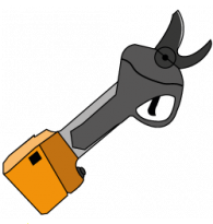 Sécateurs électriques avec batterie incorporée