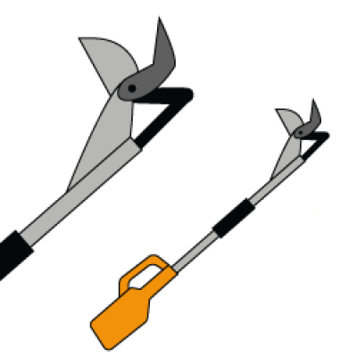 PATERLINI Sécateur Pneumatique, Direction de fruits Sécateurs - Ciseaux d' élagage à Air Comprimé pour une Taille et une Coupe de Branches sans Effort - Outils pneumatiques de Jardinage (FUTURA F