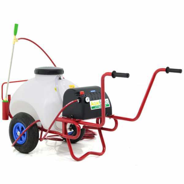 Pulvérisateur à batterie 12 V de 70 l PRO - Pompe de pulvérisateur électrique sur chariot en soldes