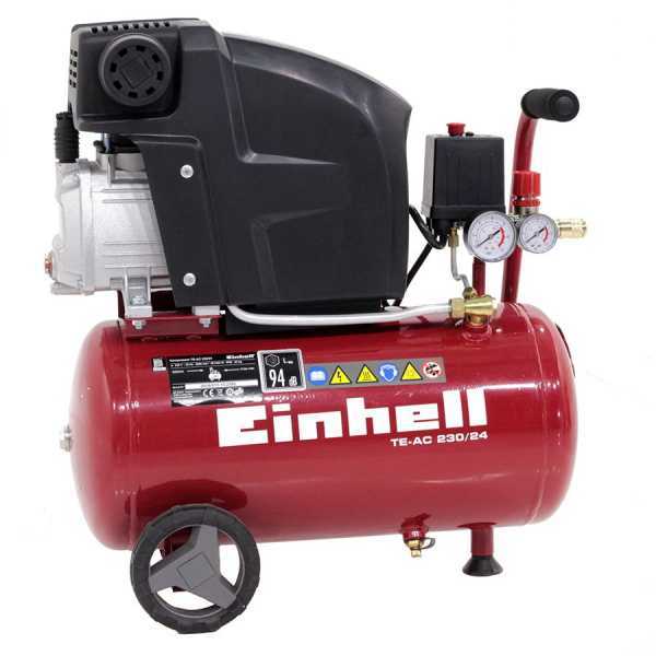 Einhell TE-AC 230/24 - Compresseur d'air électrique sur chariot - moteur 2 CV - 24 L en soldes
