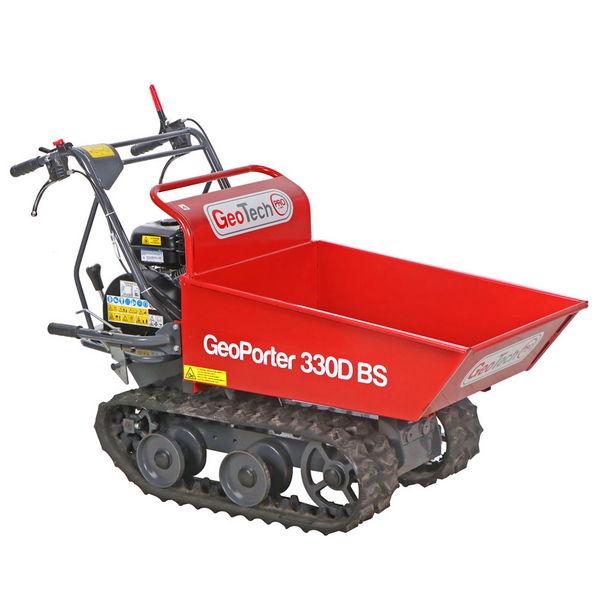 GeoTech GeoPorter 330D BS - Brouette à moteur - benne dumper charge 300 kg