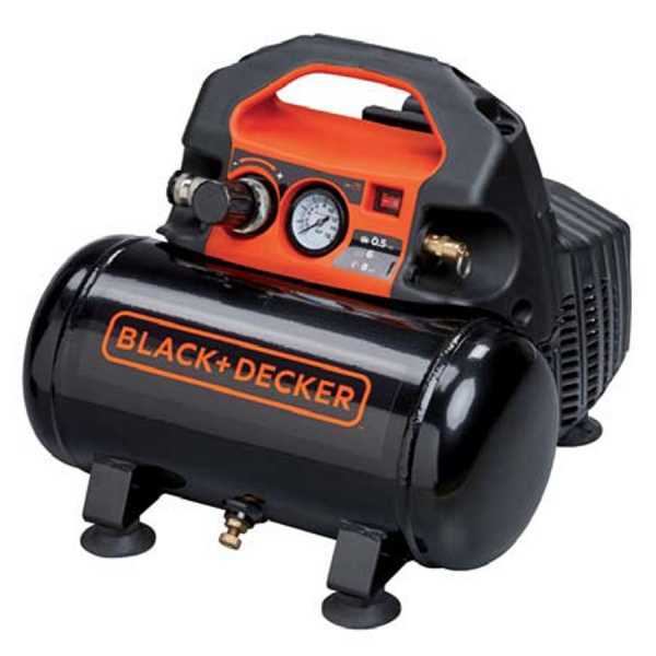 Black & Decker BD 55/6 - Compresseur d'air électrique compact portatif - Moteur 0.5 CV - 6 L en soldes
