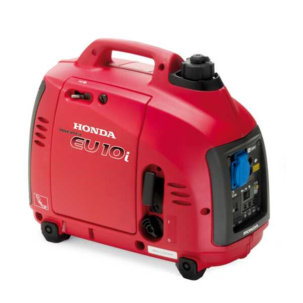 Honda EU10i - Groupe électrogène silencieux portable à onduleur 1 kW - Continu 0,9 kW Monophasé