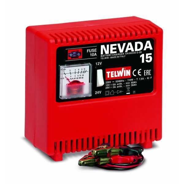 Chargeur de batterie Telwin NEVADA 15 - pour batteries WET tension 12/24 V - portatif, monophasé en soldes