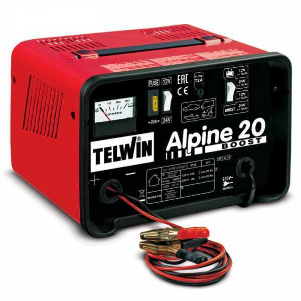 Chargeur de batterie Telwin Alpine 20 Boost - batteries WET tension 12/24V - 300 W en soldes