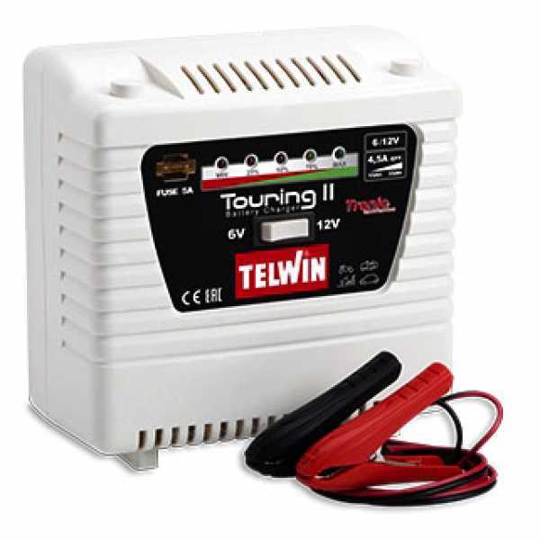 Chargeur de batterie Telwin Touring 11 - batteries de 6 et 12 V - signalisation LED de la charge en soldes