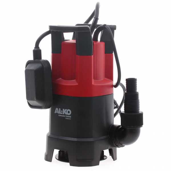 Pompe submersible électrique eaux chargées AL-KO DRAIN 7000 Classic 350W - raccord tuyau 38-25 en soldes