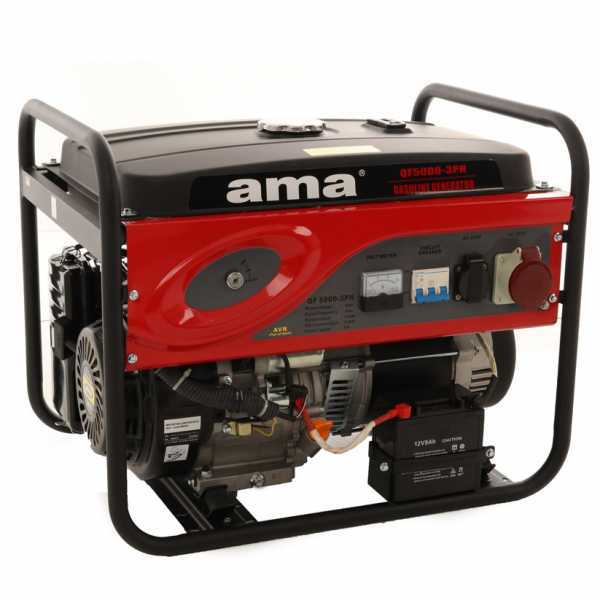 AMA QF5000 3PH - Groupe électrogène 5.5 kW triphasé à essence