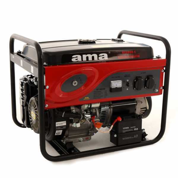 AMA QF6000E - Groupe électrogène monophasé 6.5 kW à essence - générateur de courant