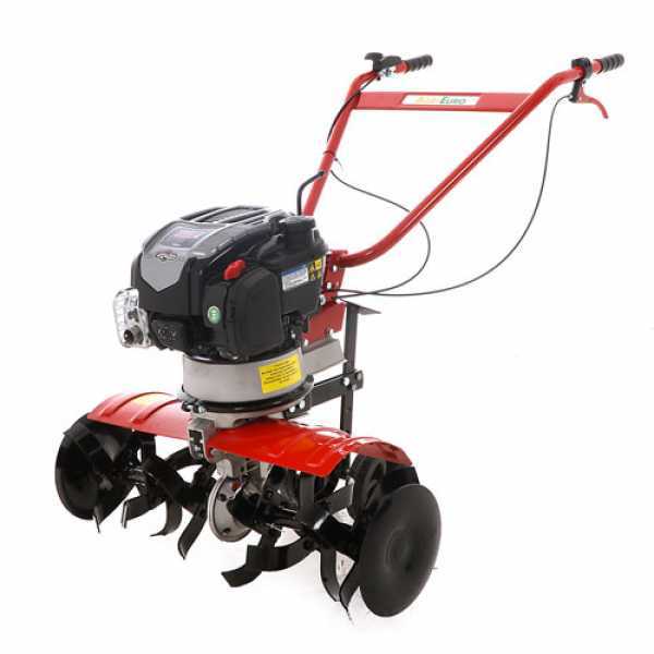 Motobineuse AgriEuro Rotalux 52A B55 avec moteur B&S de 163 cm3 - 1 vitesse avant en soldes