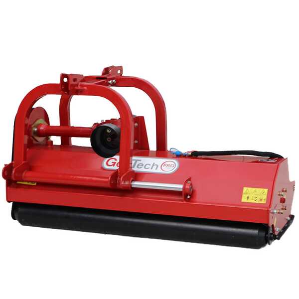 GeoTech-Pro RMF170 - Broyeur pour tracteur - Série moyenne-lourde - Réversible - Avec déport hydraulique