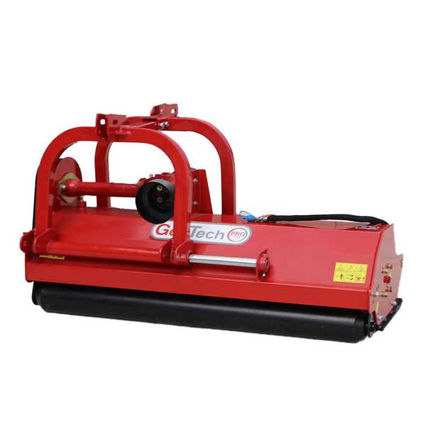 GeoTech-Pro RMF140 - Broyeur pour tracteur - Série moyenne-lourde - Réversible - Avec déport hydraulique