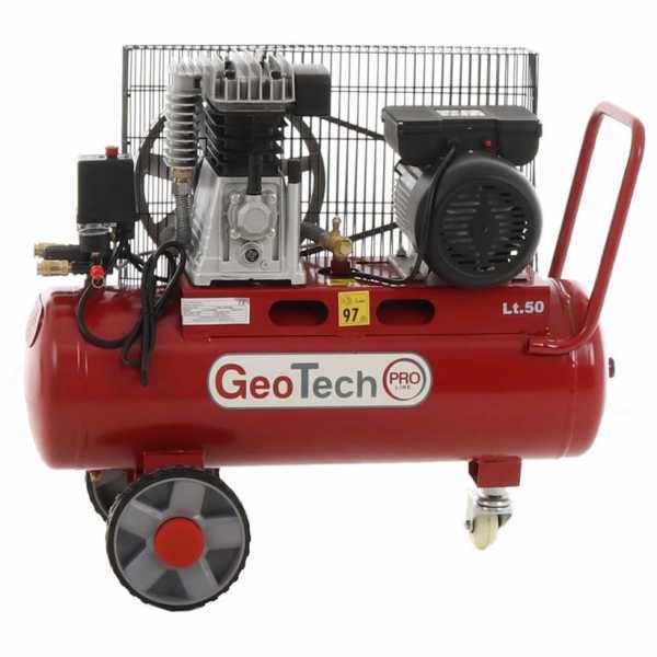 Geotech-Pro BACP50-8-2 - Compresseur d'air électrique à courroie - Moteur 2 CV - 50 litres - puissance 8 bars en soldes