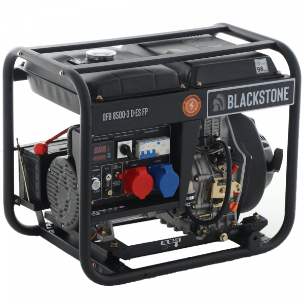 Groupe électrogène diesel FullPower Blackstone OFB 8500-3 D-ES FP - Puissance Nominale 5,6 kW