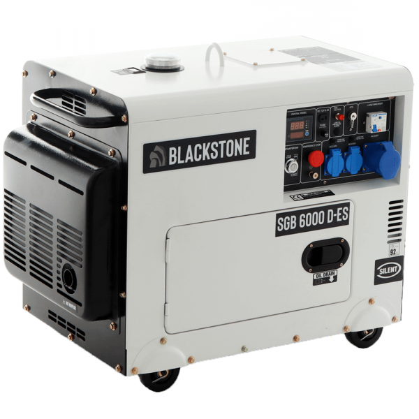 Blackstone  SGB 6000 D-ES - Groupe électrogène diesel Monophasé - Puissance Nominale 5.3 kW en soldes