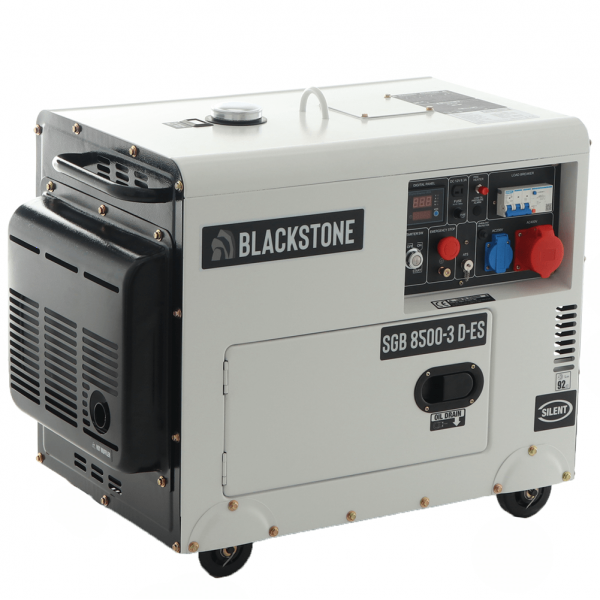 Groupe électrogène diesel Triphasé Blackstone SGB 8500-3 D-ES - Puissance Nominale 6,0 kW