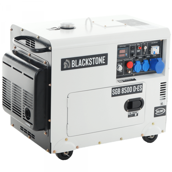 Blackstone SGB 8500 D-ES - Groupe électrogène diesel Monophasé - Puissance Nominale 6.3 kW