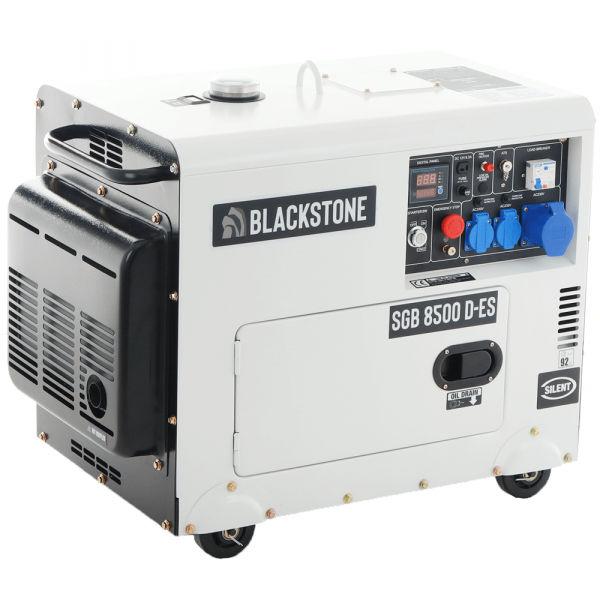 Blackstone SGB 8500 D-ES - Groupe électrogène diesel Monophasé - Puissance Nominale 6.3 kW en soldes