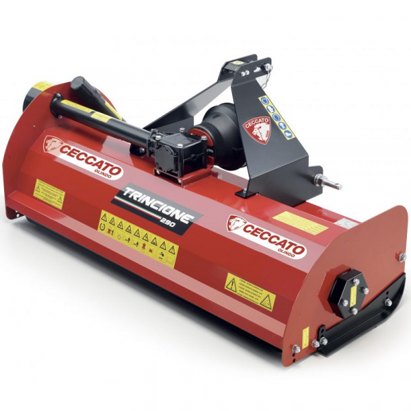 Broyeur léger à tracteur Ceccato Trincione 290 - attelage fixe - Largeur 140 cm - 48 couteaux