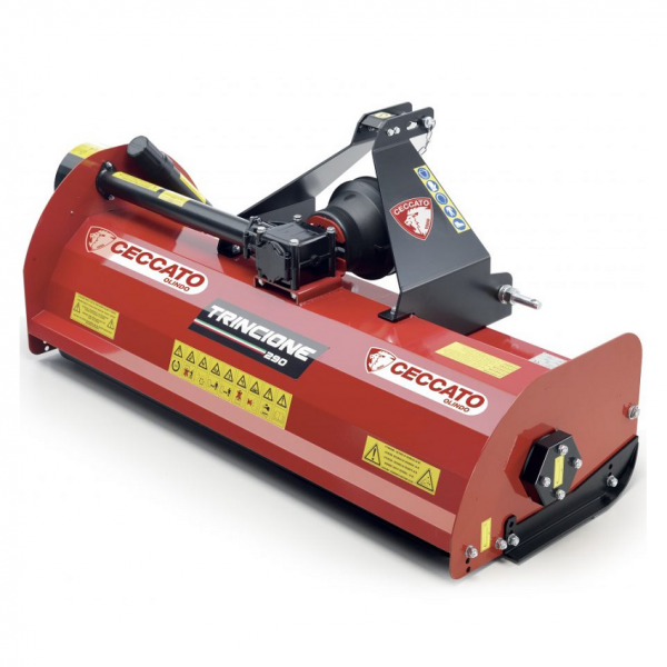 Broyeur léger à tracteur Ceccato Trincione 290 - attelage fixe - Largeur 120 cm - 40 couteaux