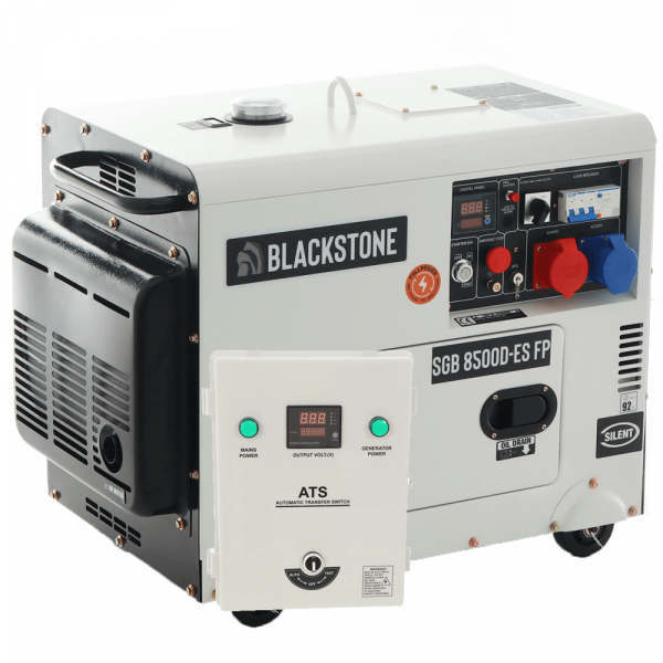 Blackstone SGB 8500 D-ES - Groupe électrogène diesel FULLPOWER - 6.3 kw - Cadran ATS triphasé inclus