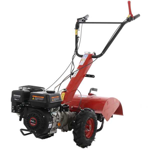 Motoculteur Geotech MCT 650 avec moteur Loncin à essence de 196cm3 - 6.5HP en soldes