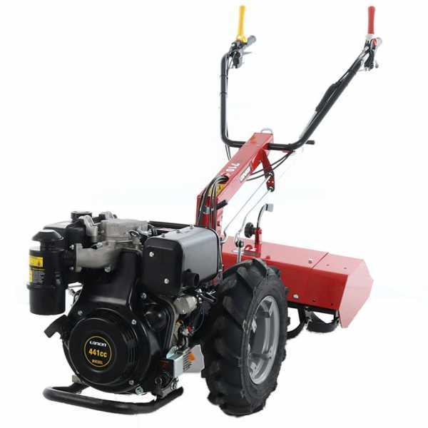 Motoculteur diesel série lourde professionnel GINKO R710 EKO - Moteur Loncin de 441cc - démarrage électrique