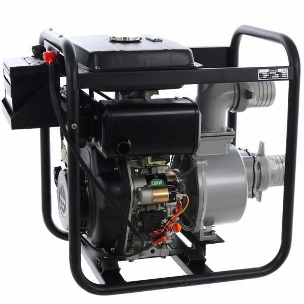 Pompe thermique diesel Blackstone BD 10000ES raccords 100 mm - 4 pouces - démarrage électrique - réservoir de 14 litres - Euro 5 en soldes