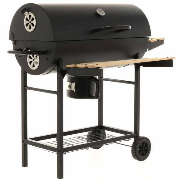 Barbecue à charbon CB 450 Royal Food avec grille en acier INOX  - Surface de cuisson 71x35,5 cm en soldes