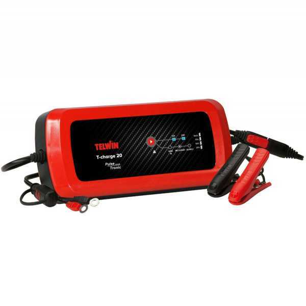 Chargeur de batterie et mainteneur de charge Telwin T-Charge 20 - batterie au Plomb 12-24V - 110 W en soldes