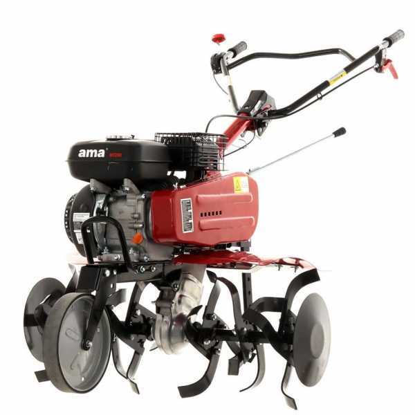 Motobineuse Ama MTZ80 - fraises 80cm - trasmission à courroie et chaîne - moteur de 208 cm3