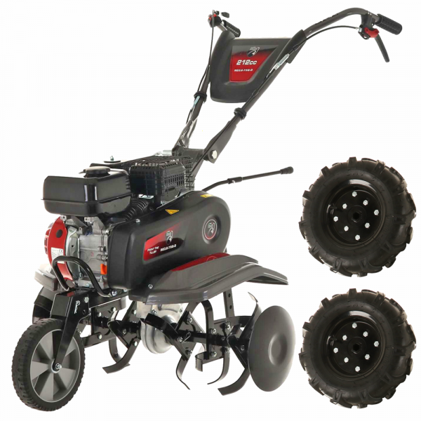 Motobineuse Italian Power RG3.6-75 avec moteur thermique à essence de 212 cm3 - fraise de 80 cm
