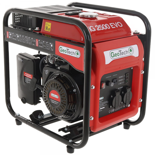 Geotech iG 2500 EVO - Groupe électrogène à inverter 2.5 kW monophasé - Moteur 6.5 CV en soldes