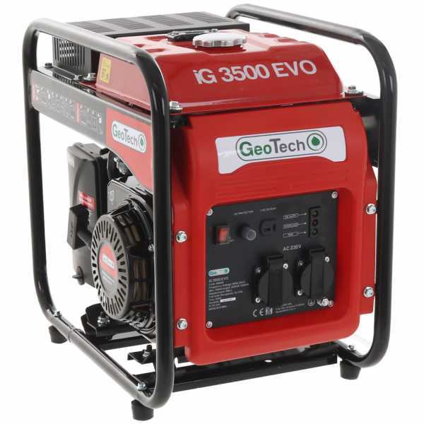 Geotech iG 3500 EVO - Groupe électrogène à inverter 3.5 kW monophasé - Moteur 6.5 CV en soldes