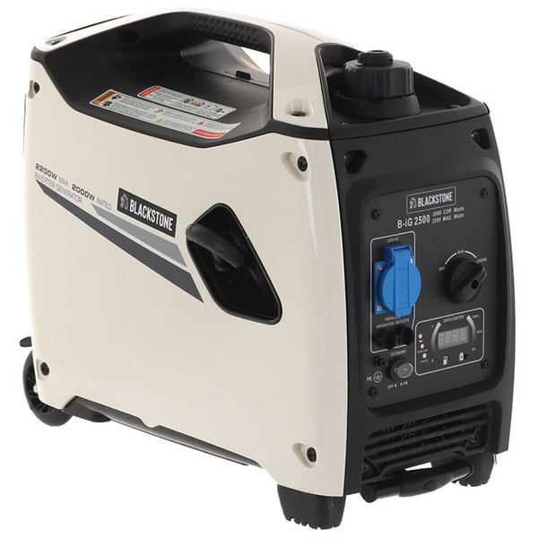 BlackStone B-iG 2500 - Groupe électrogène inverter à essence version à roues 2.2 kW - Continue 2 kW monophasé