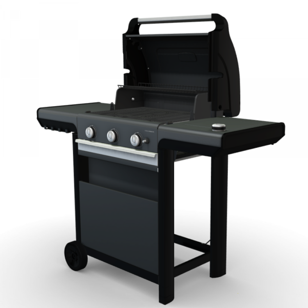 Barbecue à gaz Campingaz 3 Series Select S - avec four et grille - Culinary modular- Technologie IstaClean Aqua Basic en soldes