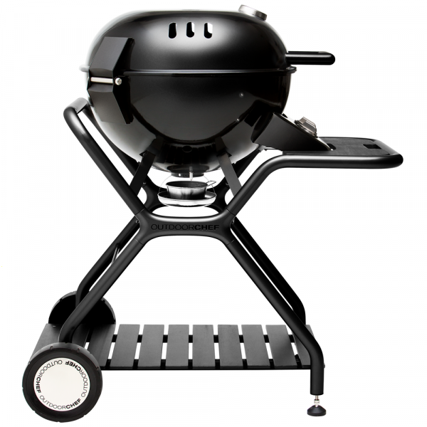 Barbecue à gaz Outdoorchef Ascona 570 G All black - Grille Ø 57cm en porcelaine émaillée en soldes