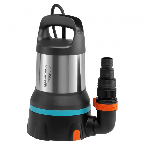 Pompe submersible pour eaux claires Gardena 17000 Aquasensor art. 9036-20 en soldes