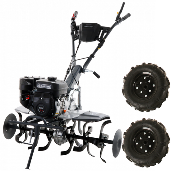  BlackStone MHG 2200 - Motobineuse thermique à essence 212 cm3 - 7 CV