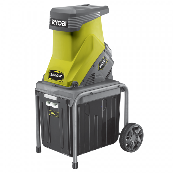 Ryobi RSH2545B - Broyeur de végétaux électrique - Bac de 40L - Diamètre de coupe de 45 mm - 2500 W en soldes