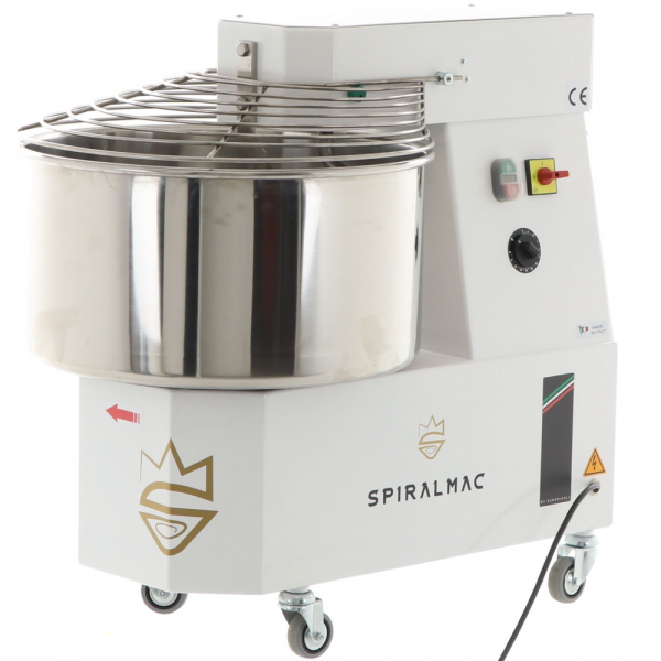 Pétrin à spirale triphasé SPIRALMAC SV44 - Capacité de pâte 44 Kg - 2 CV en soldes