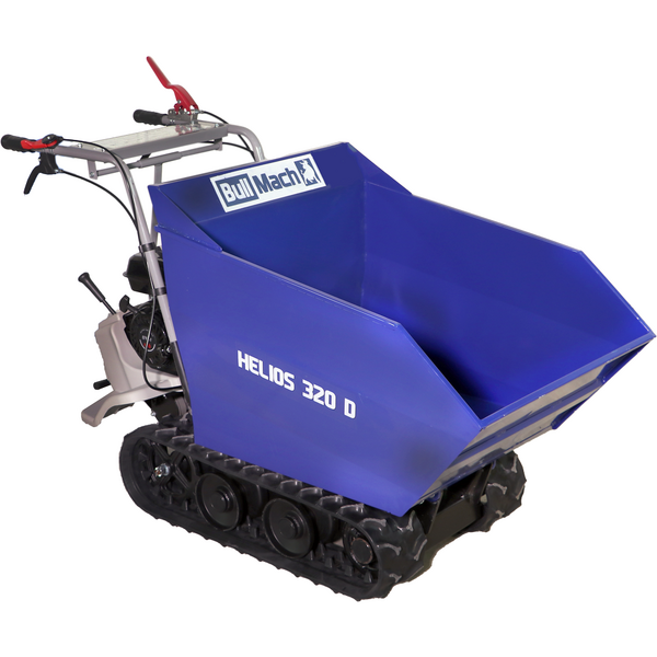 Brouette motorisée à chenilles  BullMach HELIOS 320 D - Caisson dumper manuel avec capacité de charge maximale de 320 Kg en soldes