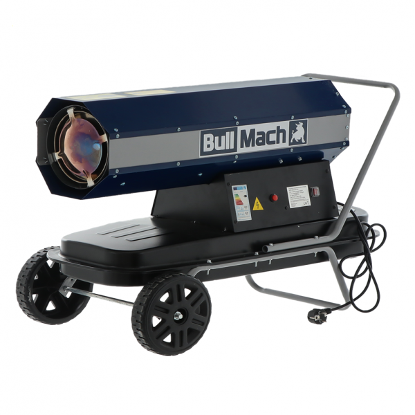 BullMach BM-DDH 30 - Générateur d'air chaud diesel - à combustion directe - sur chariot  - 30kW en soldes
