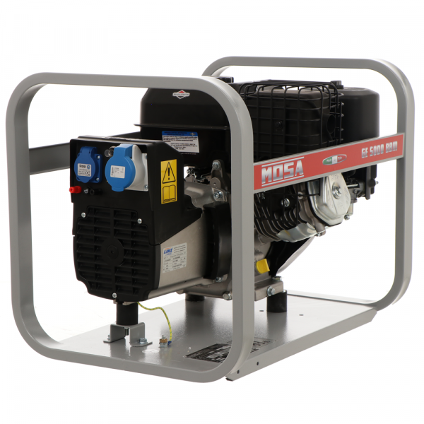 MOSA GE 5000 BBM - Groupe électrogène 4.5 KW monophasé - Moteur Briggs&Stratton - Alternateur italien en soldes