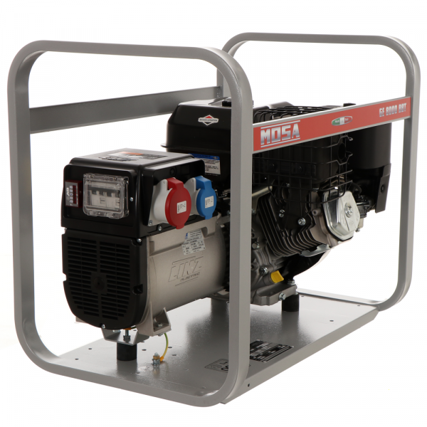 MOSA GE 8000 BBT - Groupe électrogène 6.4 KW triphasé - Alternateur italien