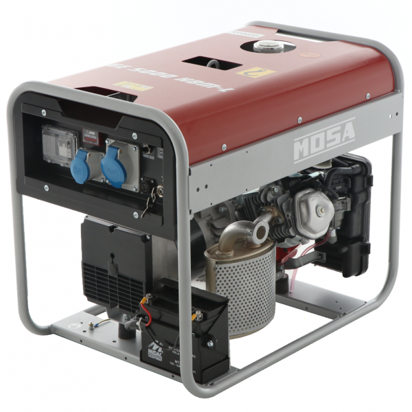 MOSA GE 5000 HBM-L AVR EAS - Groupe électrogène 4.4 KW monophasé - Alternateur italien